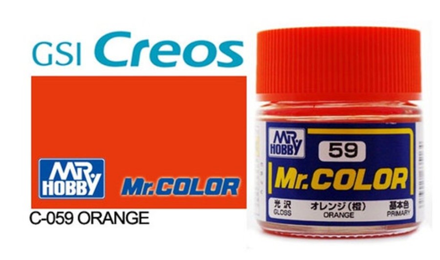 Mr. Hobby Paint | Accessories Mr Hobby Gunze - C059 Mr Color Gloss Orange