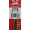 Brass | Accessories K&S K&S Brass Rectangle Tube 1/8" X X1/4" 12" #8264