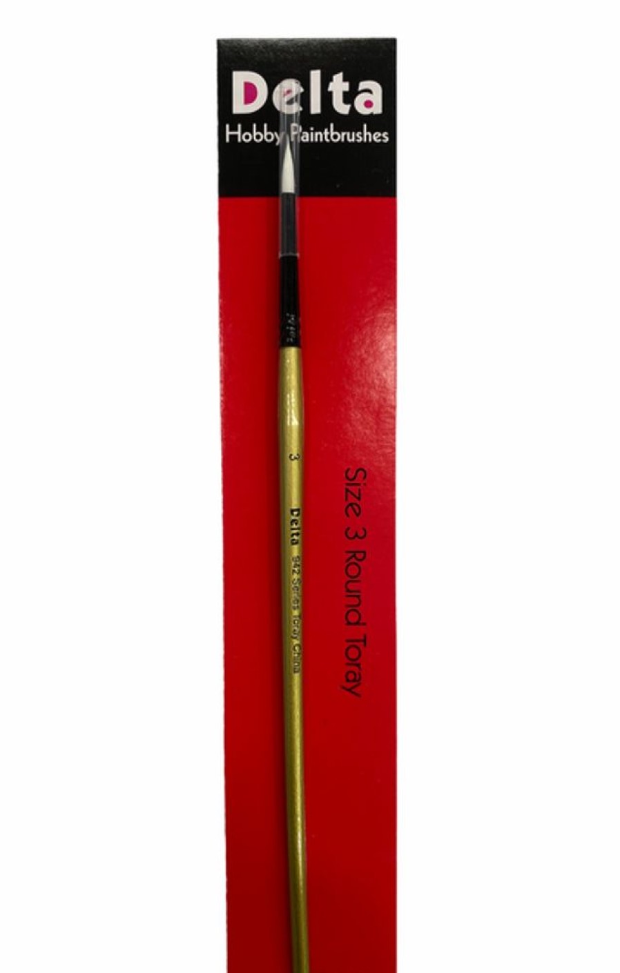 Delta Brushes | Accessories Delta Delta Paintbrush Size 3 Round Toray