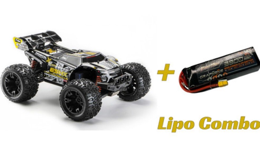 Off-Road | Cars/Tanks Team Magic Team Magic E5Hx-4S 1:10 Monster Truggy (Yellow) Lipo Combo