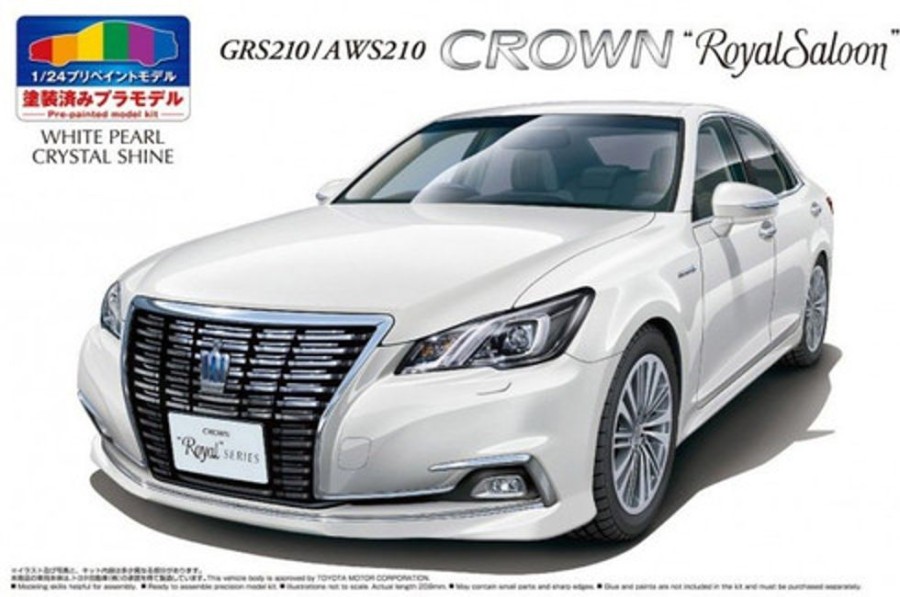 Cars | Model & Die-Cast Aoshima Aoshima 1/24 Toyota Grs 210 / Aws 210 Crown Royal Saloon G '15