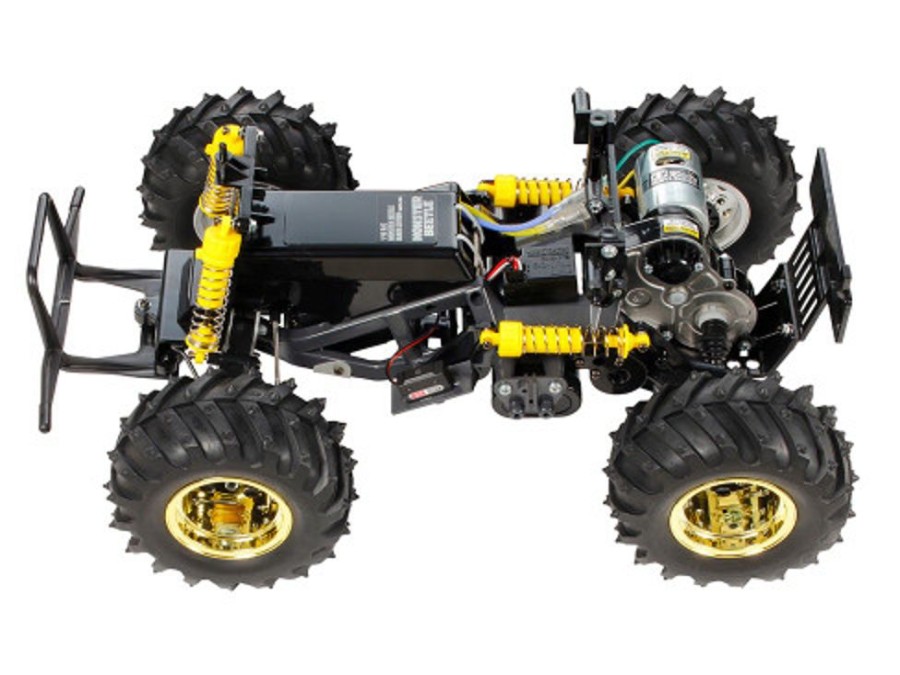 Off-Road | Cars/Tanks Tamiya Tamiya - Monster Beetle (2015) Black Edition (Black Body, Black Chassis) [47419] Rc Kit W/ Beginner Ready To Run Combo