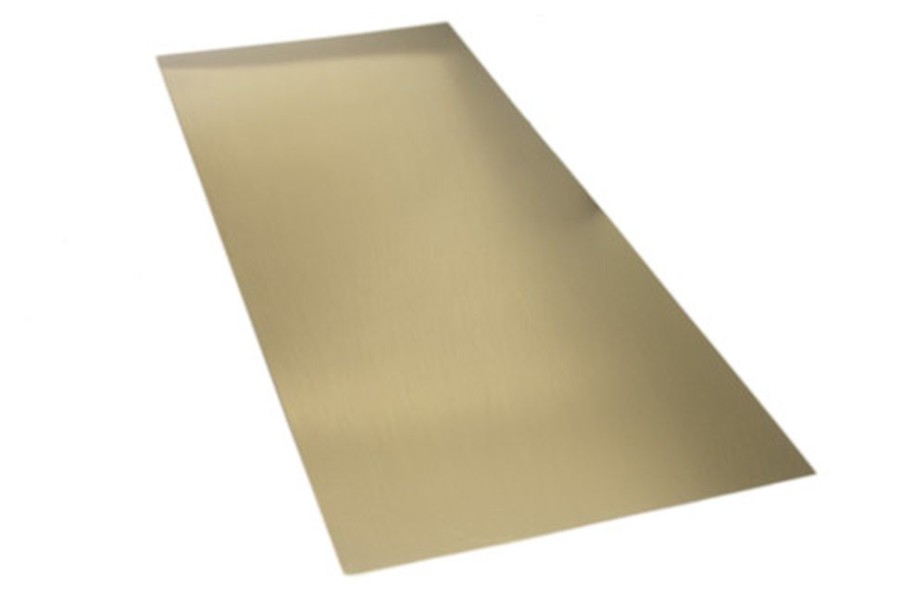 Brass | Accessories K&S K&S Brass Sheet .005" X 4" X 10" #250