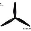 Propellers | Parts HQProp Hq Macroquad Prop 13X12X3 Black-Carbon Reinforced Nylon