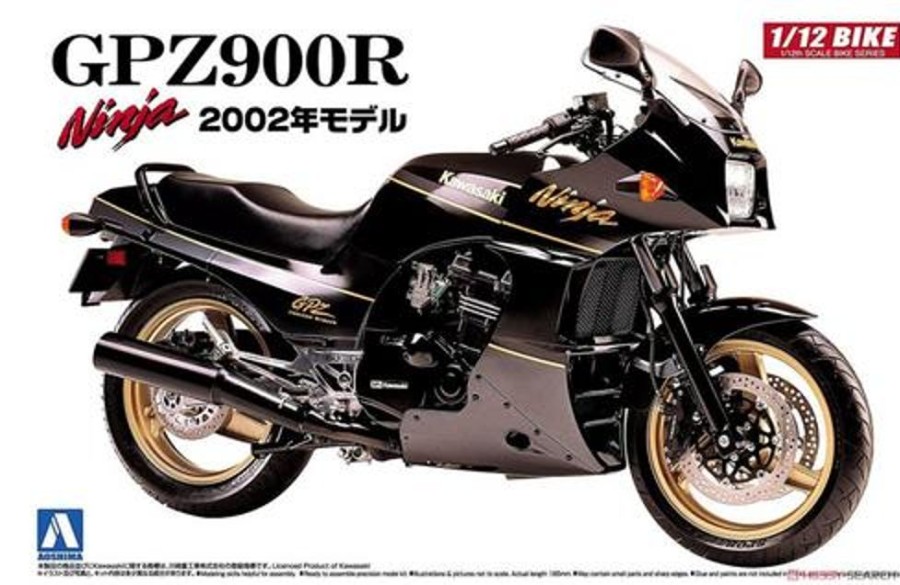 Bikes | Model & Die-Cast Aoshima Aoshima - 1/12 Kawasaki Gpz900R Ninja 2002