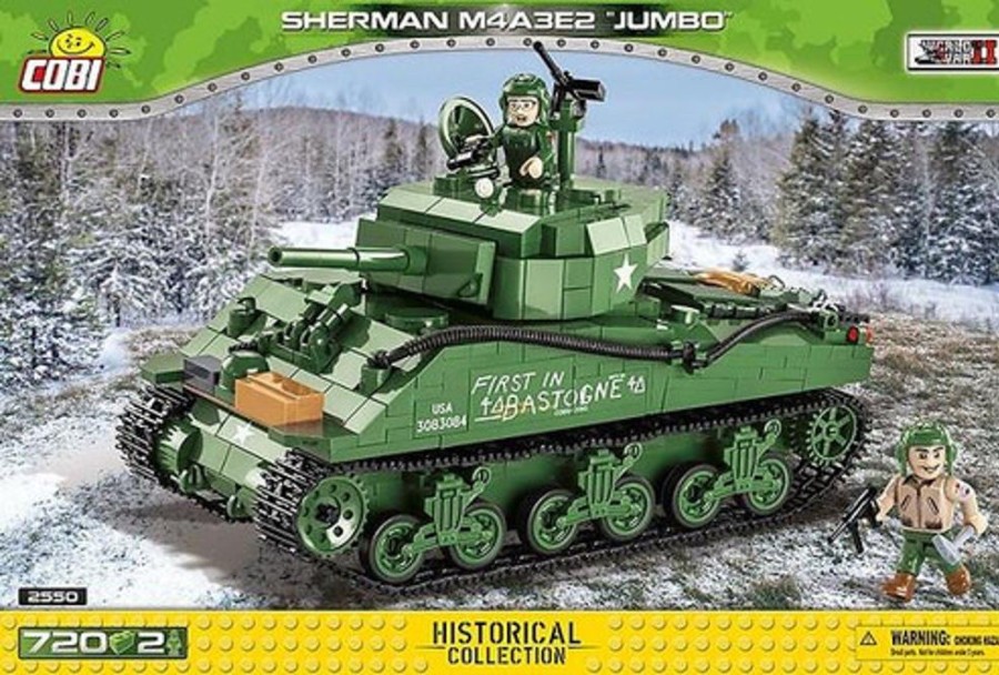 Model & Die-Cast Cobi Sherman M4A3E2 720 Pcs