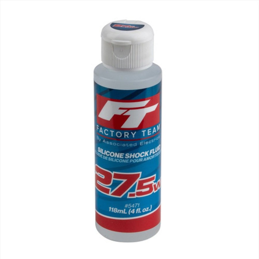 Shock And Differential Oils | Accessories Team Associated Team Associated Factory Team Silicone Shock Oil (4Oz) (27.5Wt) (313 Cst)