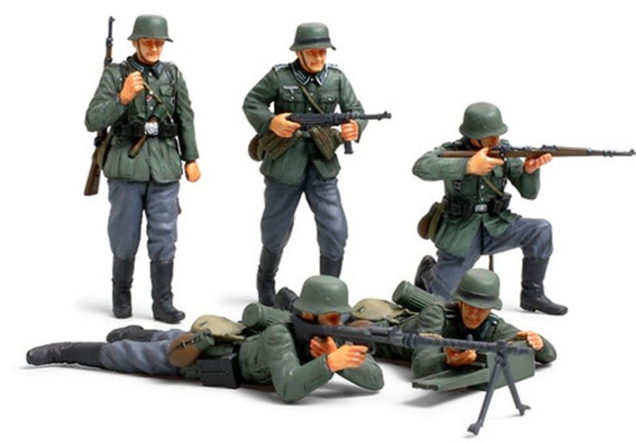 Miniature Figure | Model & Die-Cast Tamiya Tamiya - 1/35 Military Miniatures German Infantry Set (French Campaign) Plastic Model Kit [35293]