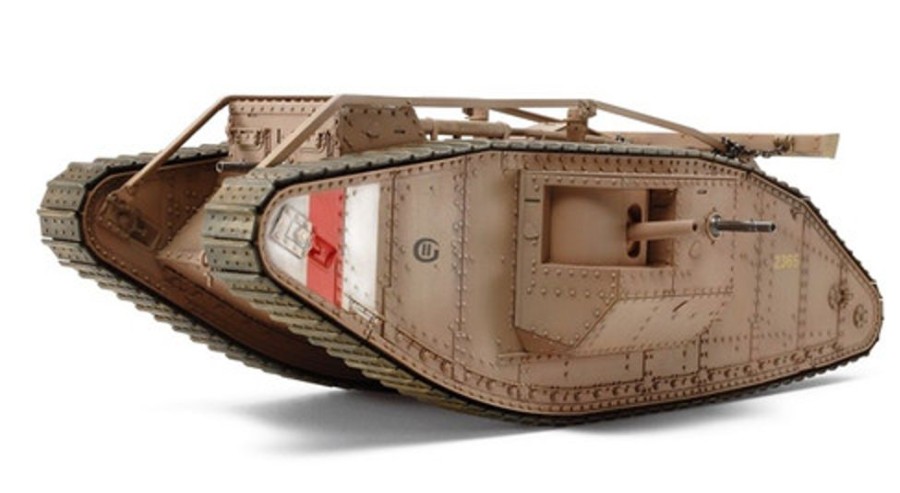 Military | Model & Die-Cast Tamiya Tamiya - 1/35 British Tank Mark Iv Male (With Single Motor) Motorized Tank W/Wwi British Infantry Set [30057]