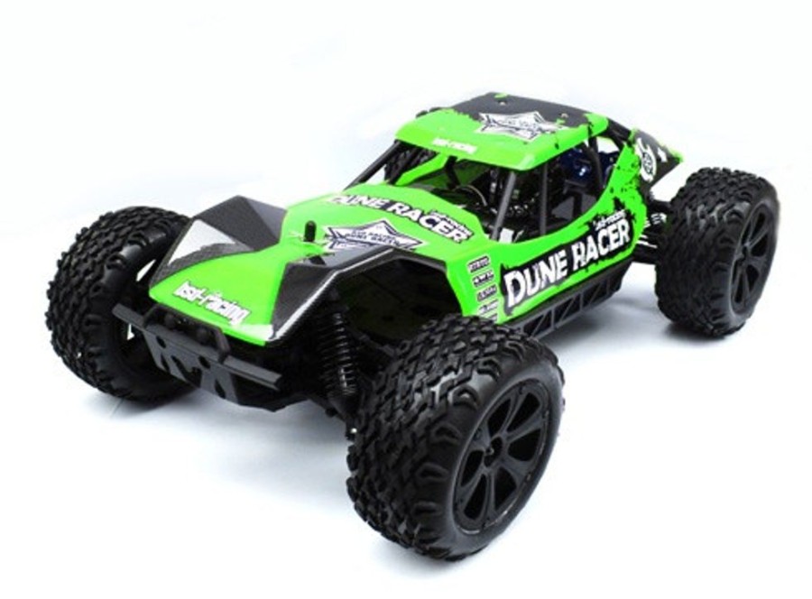 Off-Road | Cars/Tanks BSD Bsd Bs218T Dune Racer 1/10 4Wd Brushed Rtr Truggy Green Colour W/ En20 Fast Charger