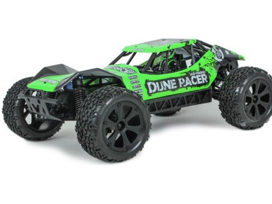 Off-Road | Cars/Tanks BSD Bsd Bs218T Dune Racer 1/10 4Wd Brushed Rtr Truggy Green Colour W/ En20 Fast Charger