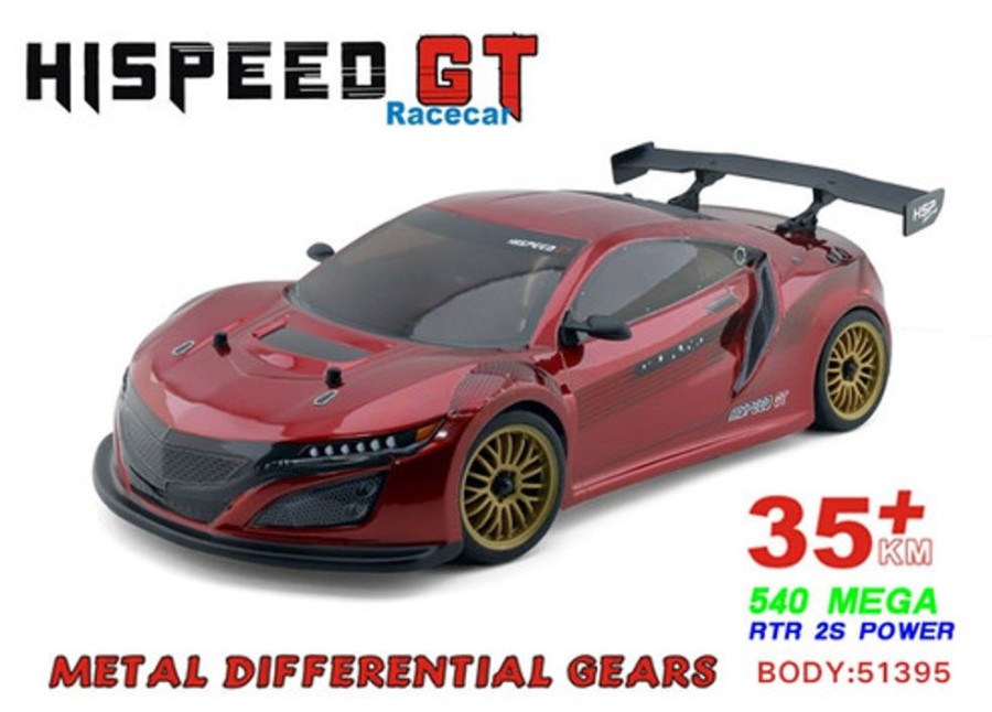 Cars/Tanks HSP Hsp Nsx Gt 1/10Th Scale Rc On-Road Racing Car 94513