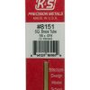 Brass | Accessories K&S K&S Brass Square Tube 1/8" X 12" #8151