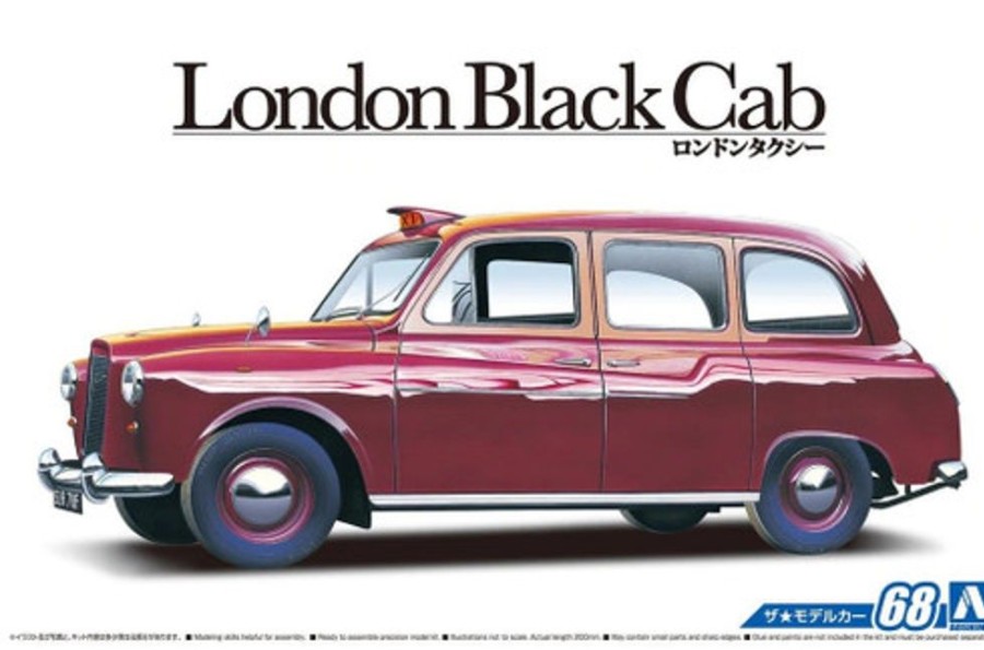 Cars | Model & Die-Cast Aoshima Aoshima - 1/24 The Model Car No.68 London Black Cab '68