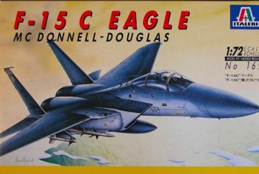 Aircraft | Model & Die-Cast Italeri Italeri - 1/72 Mcdonnell-Douglas F-15C Eagle Plastic Model Kit [1-169]