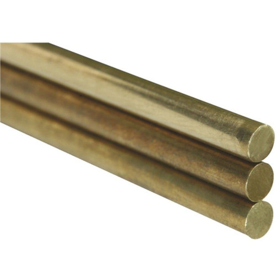 Brass | Accessories K&S K&S 1166 Brass Rod 5/16 X 36