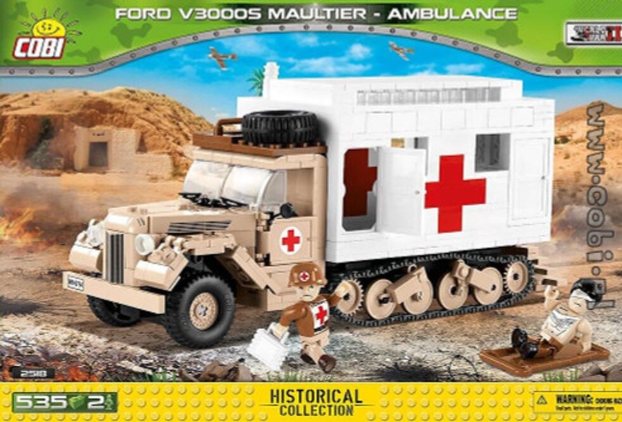 Model & Die-Cast Cobi Cobi - 2518 Ford V3000S Maultier 525Pcs