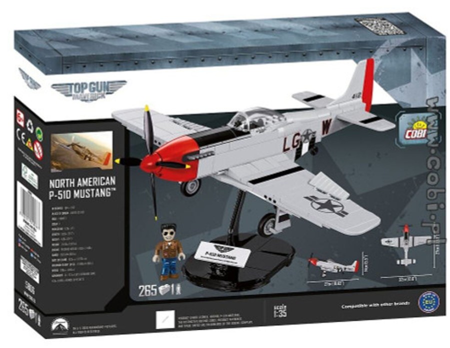 Model & Die-Cast Cobi Cobi - 5806 Top Gun Mustang P-51D 265Pcs