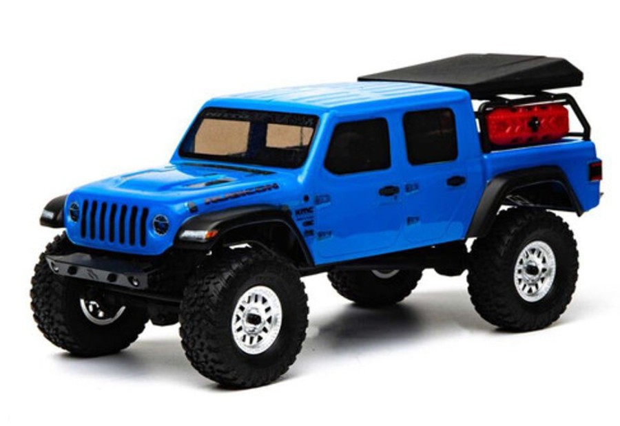 Cars/Tanks Axial Axial 1/24 Scx24 Jeep Jt Gladiator 4Wd Rock Crawler Brushed Rtr (Blue)