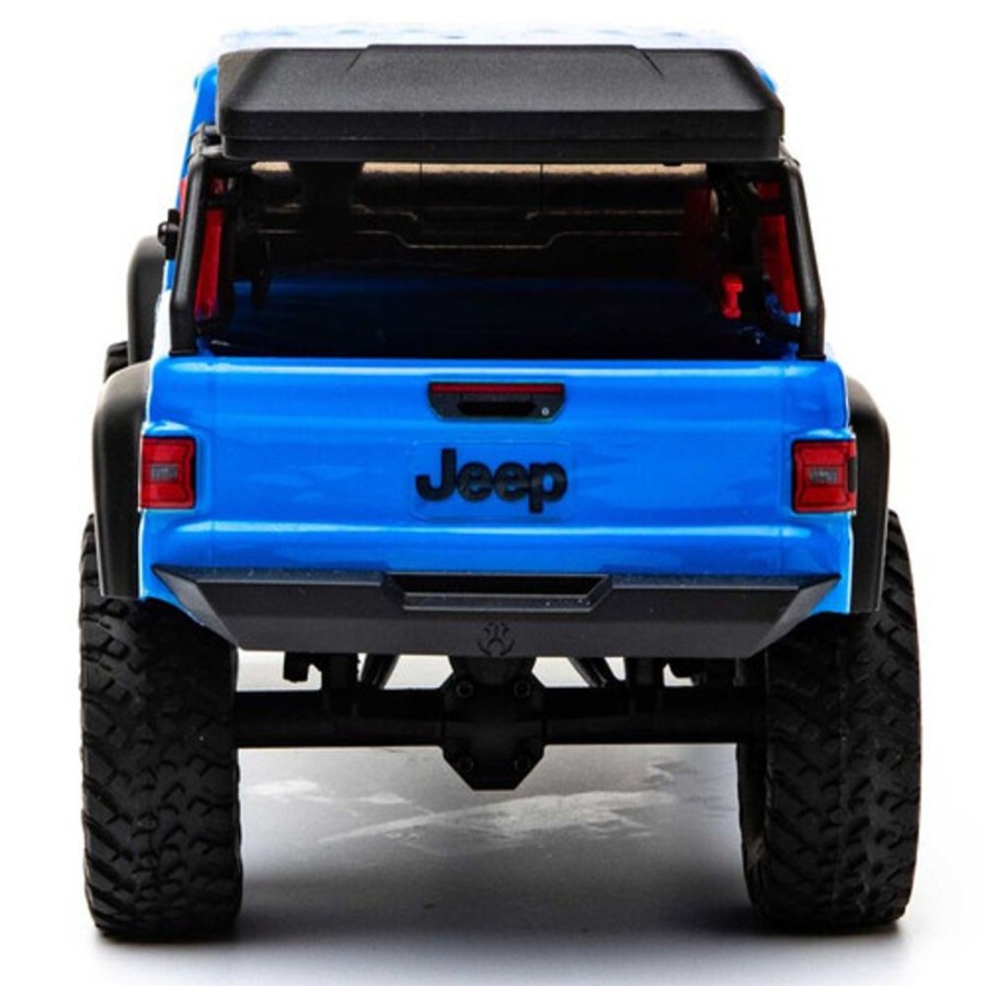 Cars/Tanks Axial Axial 1/24 Scx24 Jeep Jt Gladiator 4Wd Rock Crawler Brushed Rtr (Blue)