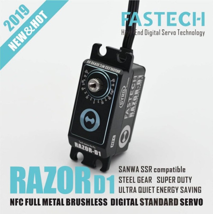 Electronics OMG Fastech Brushless Hv Nfc Built In Gyro Servo ( 16Kg ) 0.07S Razor-D1