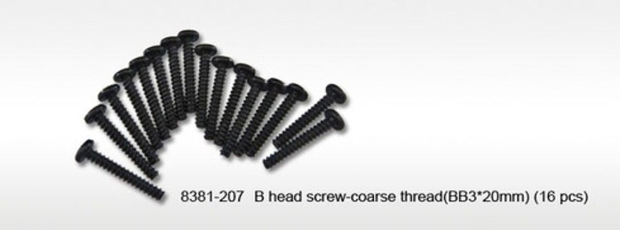 Car Parts By Brand | Parts DHK 8381-207 B Head Screw-Coarse Thread(Bb3*20Mm)(16Pcs)