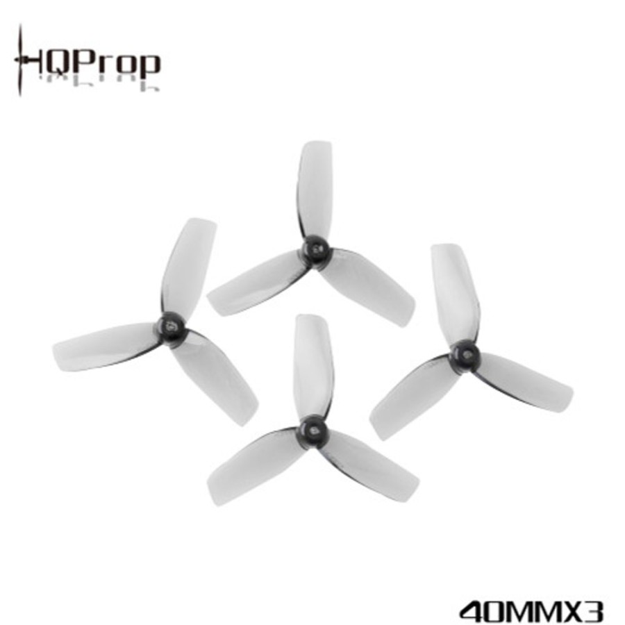 Propellers | Parts HQProp Hq Micro Whoop Prop 40Mmx3 Grey (2Cw+2Ccw)