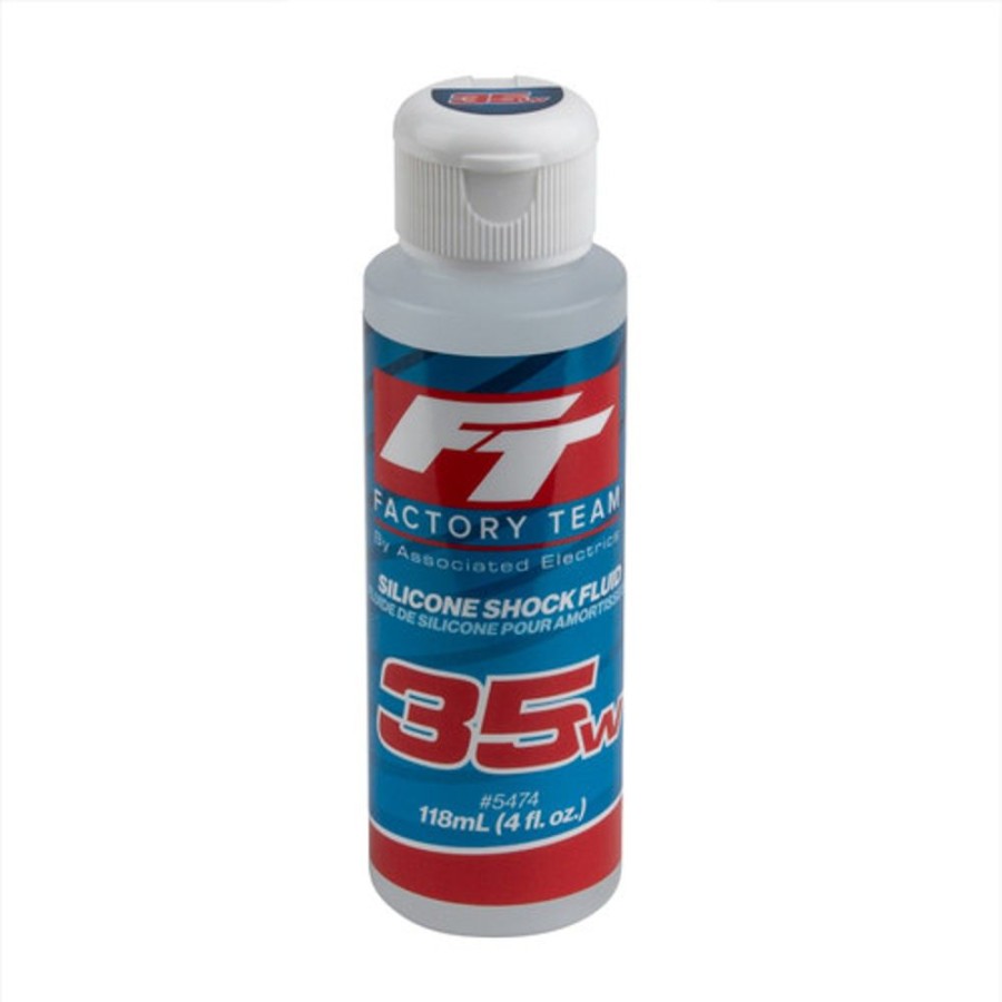 Shock And Differential Oils | Accessories Team Associated Team Associated Factory Team Silicone Shock Oil (4Oz) (35Wt) (425 Cst)