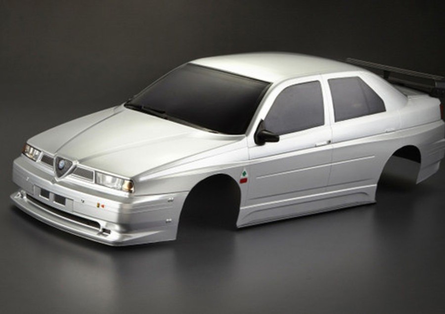 Rc Car Shell & Accessories | Parts KillerBody Killerbody 1/10 Alfa Romeo 155 Gta Silver Painted Body Shell W/ Light Bucket Assembly