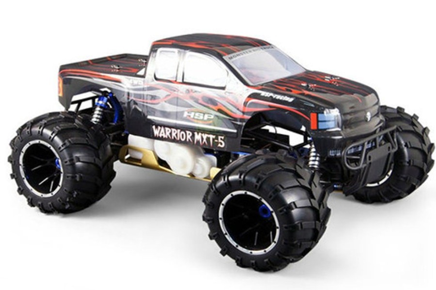 Cars/Tanks HSP Hsp Skeleton 1:5 32Cc Gas Petrol Monster Truck ( Steel Gear Box Version)