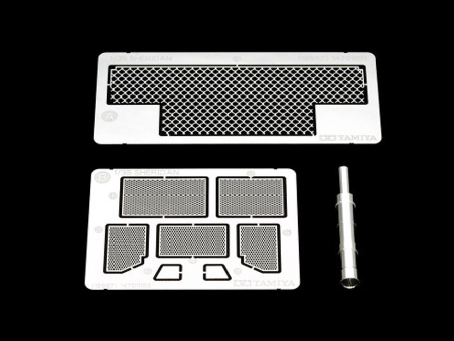 Military | Model & Die-Cast Tamiya Tamiya - 1/35 M551 Sheridan Etching Parts / Metal Barrel Set [12687]