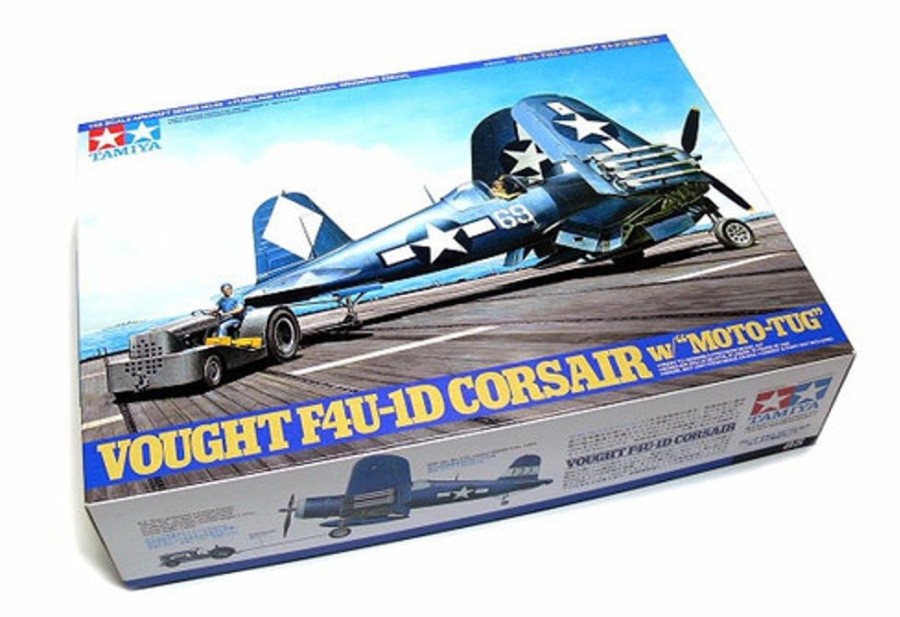 Aircraft | Model & Die-Cast Tamiya Tamiya - 1/48 Corsair F4U-1D W/Moto-Tug [61085]