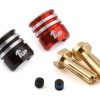 Plugs & Adapter | Accessories 1UP Racing 1Up Racing Heatsink Bullet Plug Grips W/4Mm Bullets (Black/Red)