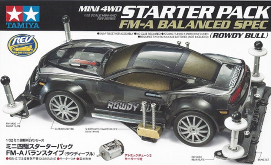 Cars/Tanks Tamiya Tamiya 18710 - Starter Pack Fm-A Balanced Rowdy Bull [18710]