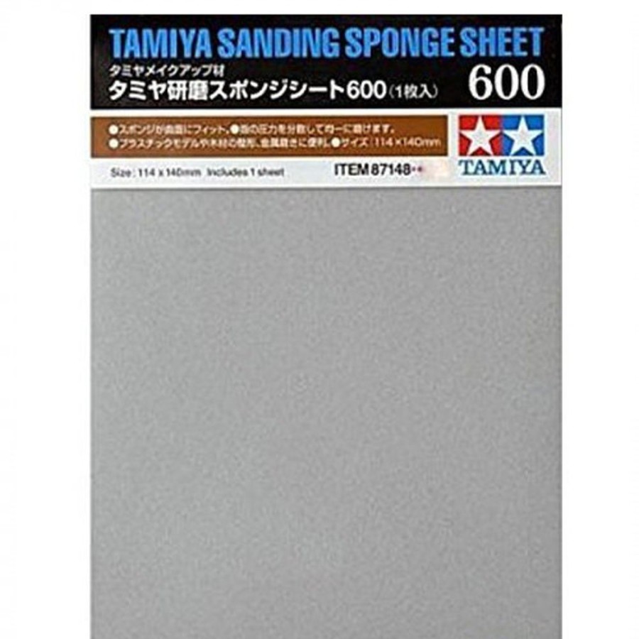 Tamiya Tools | Accessories Tamiya Tamiya 600 Grit Sanding Sponge [87148]