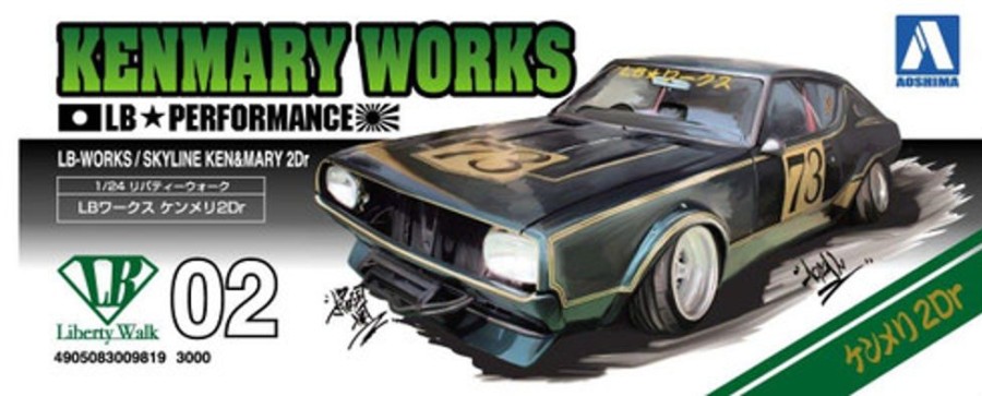 Cars | Model & Die-Cast Aoshima Aoshima - 1/24 Liberty Walk No.2 Lbworks Kenmary 2Dr.