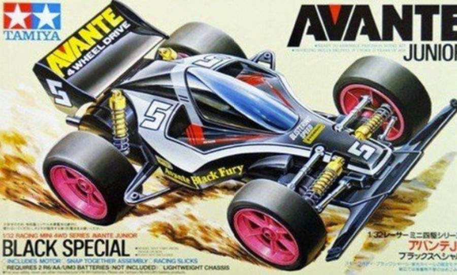 Cars/Tanks Tamiya Tamiya - Avante Jr. Black Special (Type 2 Chassis) (Re-Release Of 18506) [95501]