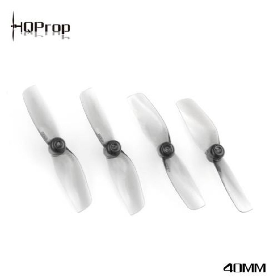 Propellers | Parts HQProp Hq Micro Whoop Prop 40Mmx2 Grey (2Cw+2Ccw) (1.5Mm Shaft)