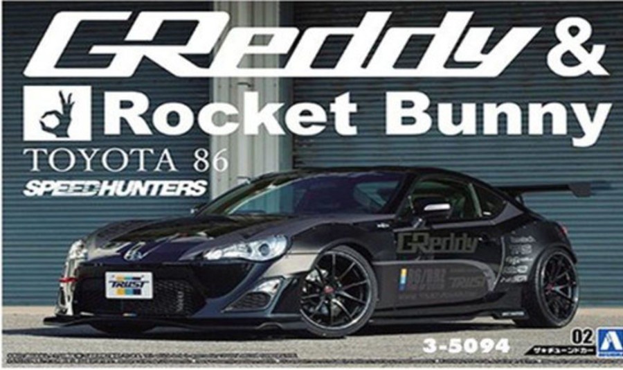 Cars | Model & Die-Cast Aoshima Aoshima - 1/24 The Tuned Car No.2 Toyota 86 '12 Greddy & Rocket Bunny Volk Racing Ver.