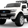 Ride On Softsunshine Ford Ranger Ride On Car, 4 Wheel Drive And Rubber Tyres_ Huge Size (White)