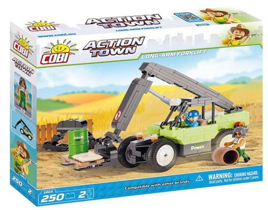 Model & Die-Cast Cobi Cobi - Action Town 1865 Long Arm Forklift 250Pcs