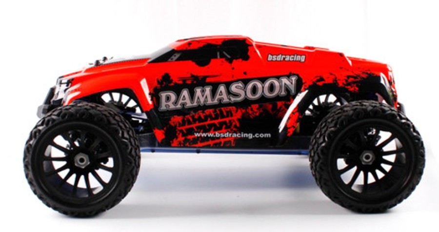 Off-Road | Cars/Tanks BSD Bsd Bs916T Ramasoon 1/10 4Wd Brushed Rtr Monster Truck Orange Colour W/ C6D Charger