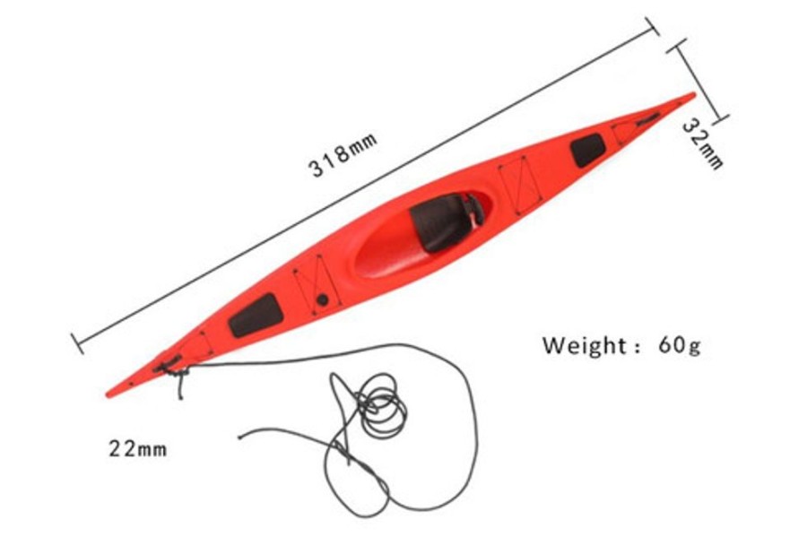 Crawler Accessories | Parts GPM Scale Accessories: Canoe With Accessories -14Pc Set