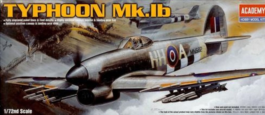 Aircraft | Model & Die-Cast Academy Academy 1/72 Hawker Typhoon 1B Aircraft Plastic Model Kit [12462]