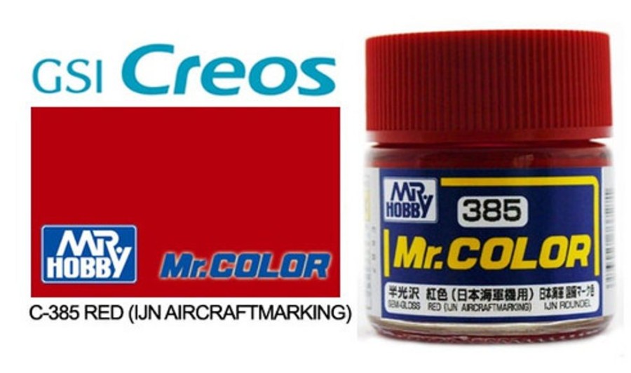 Mr. Hobby Paint | Accessories Mr Hobby Gunze - C385 Mr Color Red Ijn Aircraft Mark