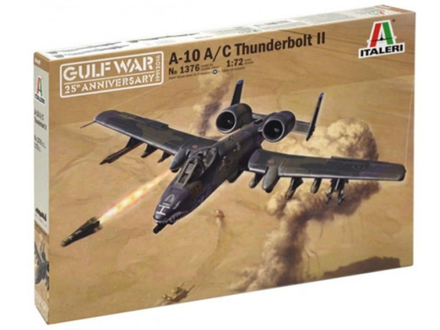 Aircraft | Model & Die-Cast Italeri Italeri - 1/72 A-10 A/C Thunderbolt Ii (Gulf War) Plastic Model Kit [1-1376]