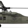 Drones/Helis YXZNRC F09 Uh60-Black Hawk 6Ch Flybarless Scale R/C Helicopter