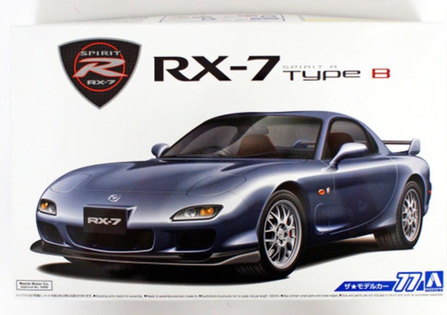 Cars | Model & Die-Cast Aoshima Aoshima - 1/24 The Model Car No.77 Mazda Fd3S Rx7 Spirit-R Type B '02