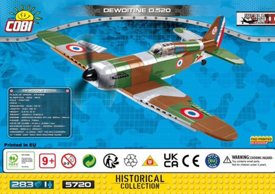 Model & Die-Cast Cobi Cobi Dewoitine D.520 283 Pcs