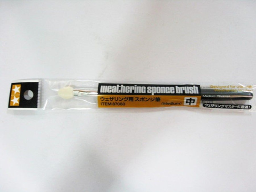 Thinner, Cleaner & Other | Accessories Tamiya Tamiya Weathering Sponge Brush (Medium) [87083]